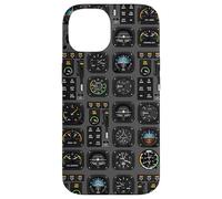 retro Airplane Cockpit Dashboard Aviation for pilot design Case for iPhone 14