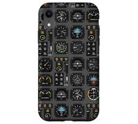 retro Airplane Cockpit Dashboard Aviation for pilot design Case for iPhone XR