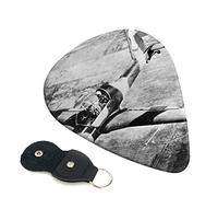 Retro airplane Printed Guitar pick Guitar Plectrums for Acoustic Guitar Electric Guitar Bass Guitar - Guitar Accessories - 6 Pack 0.71mm