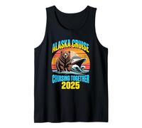 Retro Alaska Cruise 2025 Family And Travelers Adventure Trip Tank Top