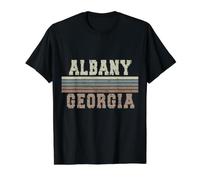 Retro Albany Georgia Value Graphic T-Shirt, Men, Black, S