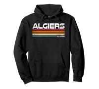 Retro Algiers Algeria Apparel Algerian Capital Design Pullover Hoodie