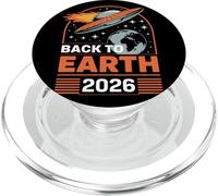 Retro Alien Invasion Sci-Fi Parody Design PopSockets PopGrip for MagSafe
