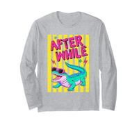 Retro Alligator Sunglasses After While Long Sleeve T-Shirt