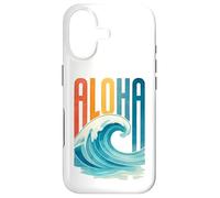 Retro Aloha Wave Design Vintage Hawaii Surf Style Ocean Wave Case for iPhone 17