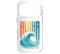 Retro Aloha Wave Design Vintage Hawaii Surf Style Ocean Wave Case for iPhone 17 Pro