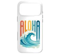 Retro Aloha Wave Design Vintage Hawaii Surf Style Ocean Wave Case for iPhone 17 Pro Max