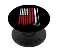Retro American Flag Golf Golfer Funny Golf Club Golfing PopSockets Adhesive PopGrip