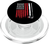 Retro American Flag Golf Golfer Funny Golf Club Golfing PopSockets PopGrip for MagSafe