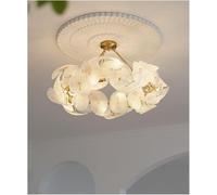 Retro American French Medieval Crystal Chandelier - Italian Luxurious Glass Chandelier for Living Room, Dining Room, Master Bedroom (Gold 60cm)(100cm Long)