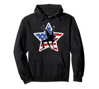 Retro American Wrestling USA Flag Wrestler Boy Pullover Hoodie