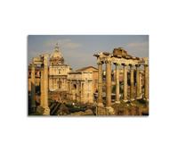 Retro Ancient Roman Architecture (1) Canvas Poster Wall Art Decoration Living Room Bedroom Decoration Poster Gift for FriendsUnframe-style 20x30inch(50x75cm)