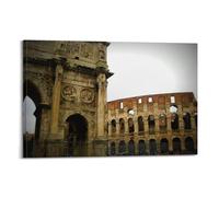 Retro Ancient Roman Architecture (2) Canvas Poster Wall Art Decoration Living Room Bedroom Decoration Poster Gift for FriendsFrame-style 24x36inch(60x90cm)