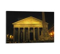 Retro Ancient Roman Architecture (3) Canvas Poster Wall Art Decoration Living Room Bedroom Decoration Poster Gift for FriendsFrame-style 16x24inch(40x60cm)