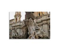 Retro Ancient Roman Architecture (5) Canvas Poster Wall Art Decoration Living Room Bedroom Decoration Poster Gift for FriendsUnframe-style 24x36inch(60x90cm)