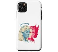 Retro Angel Demon Duality Woman Face Vintage Pop Art Case for iPhone 11 Pro Max