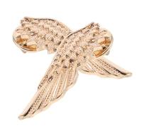 Retro Angel Wings Brooch Pin 1 Pair Alloy Golden Clothes