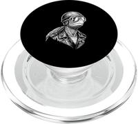 Retro Animal Biker Turtle Motorcycle Rider PopSockets PopGrip for MagSafe