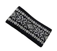 Retro Animal Print Headwear Knit Fabric Soft Warm Comfortable Cold Weather Hair Accessory for Various Occasion Leopard Knit Hairband