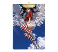 Retro Anime Girl 80s Pediatric Nurse clipboards Plastic for First Year Teacher Must Haves Tablas para escribir Size 9 x 12