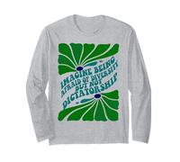 Retro Anti Fascism Saying for Human Rights Supporters Long Sleeve T-Shirt