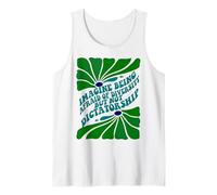 Retro Anti Fascism Saying for Human Rights Supporters Tank Top