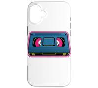 Retro Antique VHS Color CD Retro Media Analog Case for iPhone 16 Plus