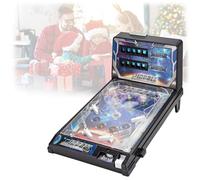 Retro Arcade Electronic, Pinball - Tabletop Game, Pinball Machine, Table Pinballs Game Machine, Desktop Ball Shooting Toy, Vibrating Bumpers LED Lights Sound Effects, Ages 4+