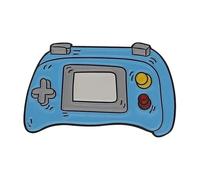 Retro Arcade Gamepad Brooch with Cartoon Motif - 90s Style for Denim Shirt Collar, Normal, Non-precious metal