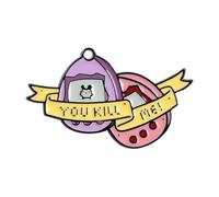 Retro Arcade Gamepad Brooch with Cartoon Motif - 90s Style for Denim Shirt Collar, Normal, Non-precious metal