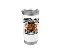 Retro Arcade Gamer Coinslot Crusader Stainless Steel Insulated Tumbler
