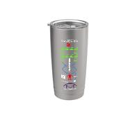 Retro Arcade Gamer Pixel Art Nostalgic 80s Stainless Steel Insulated Tumbler
