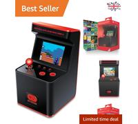 Retro Arcade Machine: 16-Bit Mini Cabinet with 300 Games - Perfect for Travel