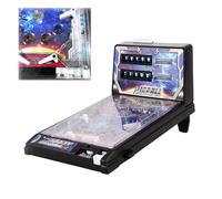 Retro Arcade Pinball Machine Game, Classic Electronic Pinball Toy with Scorer and Sounds, Mini Tabletop Ball Shooting Game for Kids