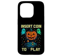 Retro Arcade Style Vintage Halloween Gamer Pixel Ghosts Case for iPhone 15 Pro