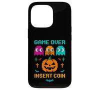 Retro Arcade Style Vintage Halloween Gamer Pumpkin Px Ghosts Case for iPhone 13 Pro