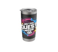 Retro Arcade Vibes Only Player Energy Era Stainless Steel Insulated Tumbler