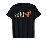 Retro Archery Evolution Gift For Archers & Bowmen T-Shirt