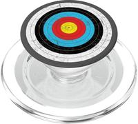 Retro Archery Target Prank Bulls Eye Funny Archer PopSockets PopGrip for MagSafe