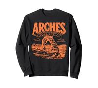Retro Arches National Park Vintage Style Delicate Arch Sweatshirt