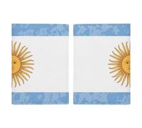 Retro Argentina Flag Travel Passport Wallet Credit Card Holder Cover Case Protector