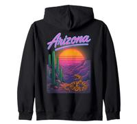 Retro Arizona Desert 90s Tourist Vacation Grand Canyon Zip Hoodie