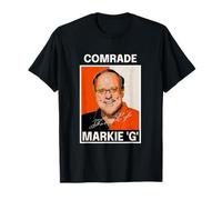 Retro Art Markie G' Jamaica's PNP Comrade for Life Supporter T-Shirt