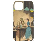 Retro Art - Vintage Pulp Sci-Fi Illustration Case for iPhone 15 Plus