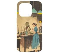 Retro Art - Vintage Pulp Sci-Fi Illustration Case for iPhone 15 Pro