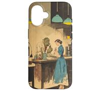 Retro Art - Vintage Pulp Sci-Fi Illustration Case for iPhone 16