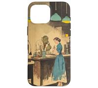 Retro Art - Vintage Pulp Sci-Fi Illustration Case for iPhone 16 Pro Max