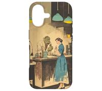 Retro Art - Vintage Pulp Sci-Fi Illustration Case for iPhone 17