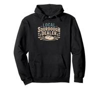 Retro Artisan Bread Baker Sourdough Scoring Enthusiast Pullover Hoodie
