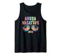 Retro Aruba Vacation 2026 Travel Holiday Trip Matching Tank Top